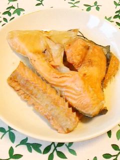 フライパンde鮭アラ煮-レシピのメイン写真