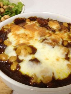 残ったカレーで★チーズin焼きカレー♪-レシピのメイン写真