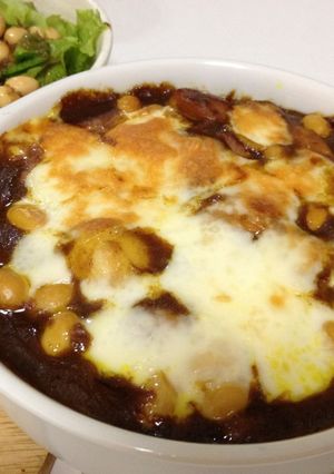 残ったカレーで★チーズin焼きカレー♪-レシピのメイン写真