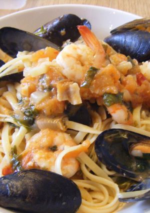 ♥ 本場のイタリアン　シーフードパスタ　-レシピのメイン写真