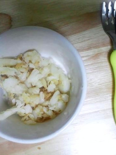 幼児食初期・白身魚のマーガリン焼き-レシピのメイン写真