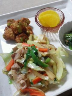 野菜たっぷりマーガリン炒め-レシピのメイン写真