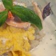 魚介のクリームオムライス♪