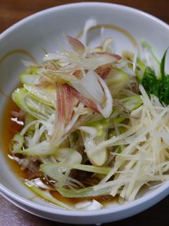 焼き茄子と香味野菜のサラダ仕立て-レシピのメイン写真