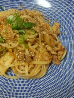 豚キムチ焼きうどん-レシピのメイン写真