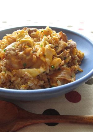 焼肉屋さんのキムチ炒飯-レシピのメイン写真