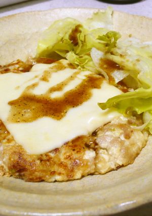 豆腐・シーチキン・チーズハンバーグ-レシピのメイン写真
