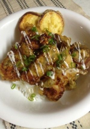 胸肉の天ぷら丼-レシピのメイン写真