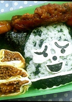 キャラ弁　サボさん！！-レシピのメイン写真