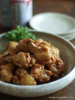 手羽元のスイートチリソース煮込み。-レシピのメイン写真