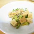冷凍厚揚げときゅうりのジュワジュワ炒め煮