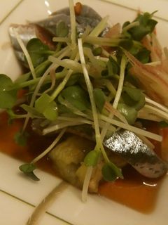 秋刀魚と茄子のカルパッチョ-レシピのメイン写真