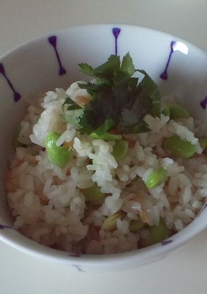 土鍋♪ＤＥ♪枝豆ご飯-レシピのメイン写真