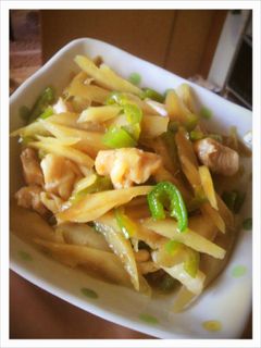 ごぼうと鶏肉の甘辛炒め-レシピのメイン写真