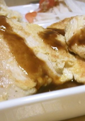 お肉柔らか♡卵ふわふわ♡チキンピカタ-レシピのメイン写真
