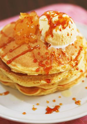 ♪簡単！りんごのホットケーキ♪-レシピのメイン写真