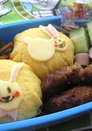 お月見うさぎ弁当(キャラ弁)-レシピのメイン写真