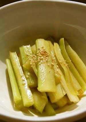 セロリのオイスターソース漬け-レシピのメイン写真