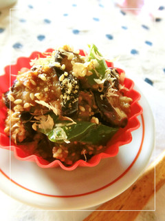 茄子とピーマンのソース胡麻和え-レシピのメイン写真