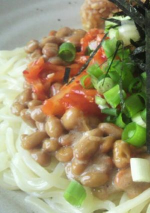 納豆キムチパスタ-レシピのメイン写真