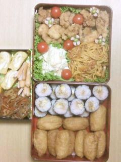 運動会のお弁当(o^∇^o)ノ2011年-レシピのメイン写真
