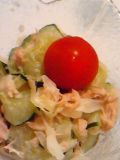 キャベツときゅうりのツナサラダ-レシピのメイン写真