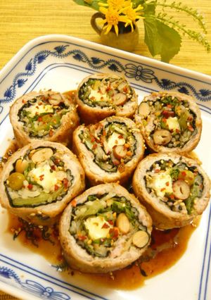豚の照り焼きサラダロール-レシピのメイン写真