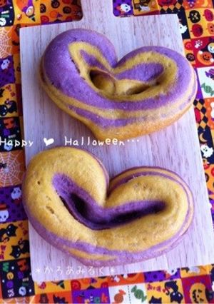 ハートの♥ハロウィンベーグル-レシピのメイン写真