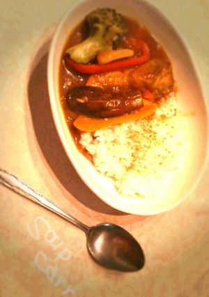 残り物で簡単節約！スープカレー♪-レシピのメイン写真