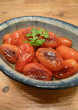 ダイエットに☆焼きトマトのニンニクポン酢-レシピのメイン写真
