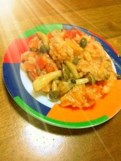 簡単トマトのミルクリゾット(。-ω-。)-レシピのメイン写真