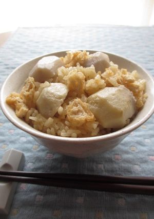 秋の味　里芋おこわ-レシピのメイン写真