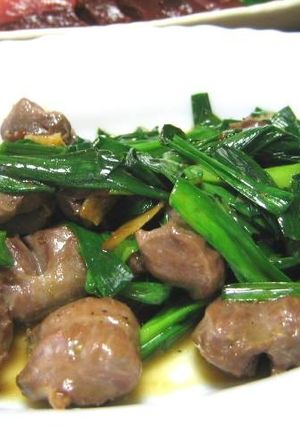 砂肝とニラの炒めもの～にんにく風味-レシピのメイン写真
