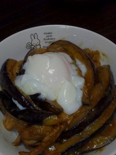 豚肉とナス炒め丼-レシピのメイン写真