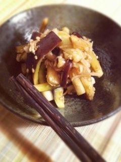 茄子と生姜の簡単お浸し-レシピのメイン写真
