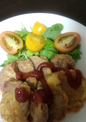 コンビーフピカタ-レシピのメイン写真