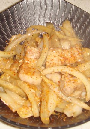ご飯がすすむ♪豚バラのにんにくポン酢炒め-レシピのメイン写真