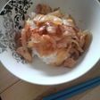 鶏ムネ肉と玉ねぎのどんぶり