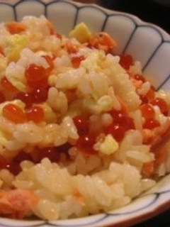 鮭親子+他人飯-レシピのメイン写真