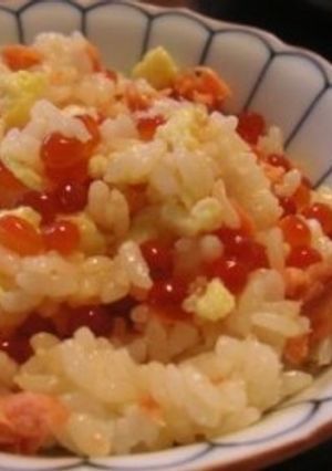 鮭親子＋他人飯-レシピのメイン写真