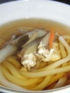 鶏牛蒡饂飩-レシピのメイン写真
