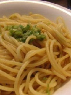 葱と醤油のスパゲッティ-レシピのメイン写真