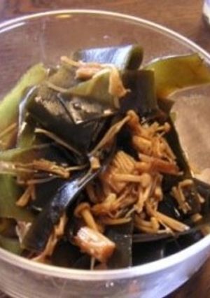 昆布とエノキの煮物-レシピのメイン写真