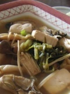 牡蠣と豆腐の鍋風煮物-レシピのメイン写真