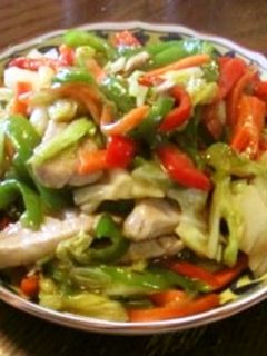 鮮やか野菜炒め-レシピのメイン写真