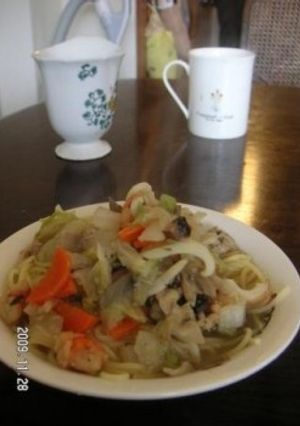 チャンポン風パスタ-レシピのメイン写真