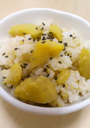 皮むき不要！ズボラ飯的栗ごはん-レシピのメイン写真