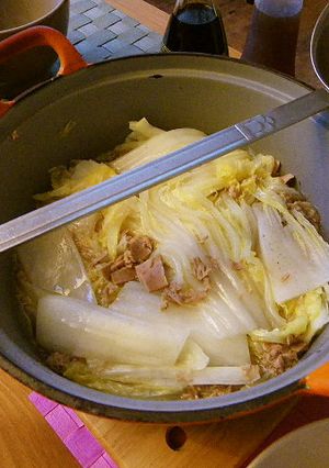 ツナと白菜のシンプル煮込み-レシピのメイン写真