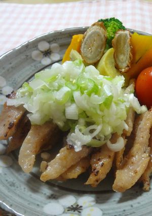 超〜シンプル♪ネギ塩麹トントロ-レシピのメイン写真