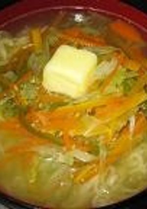 塩マーガリンラーメン-レシピのメイン写真